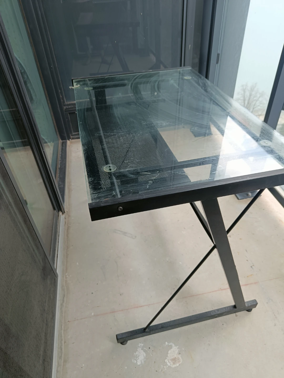 Glass Top Desk - photo 2