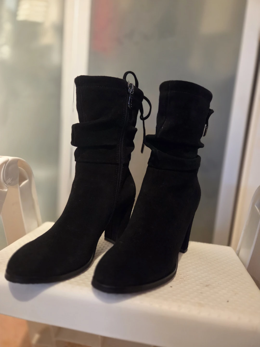ARTICA Women's Black Suede boots - photo 2