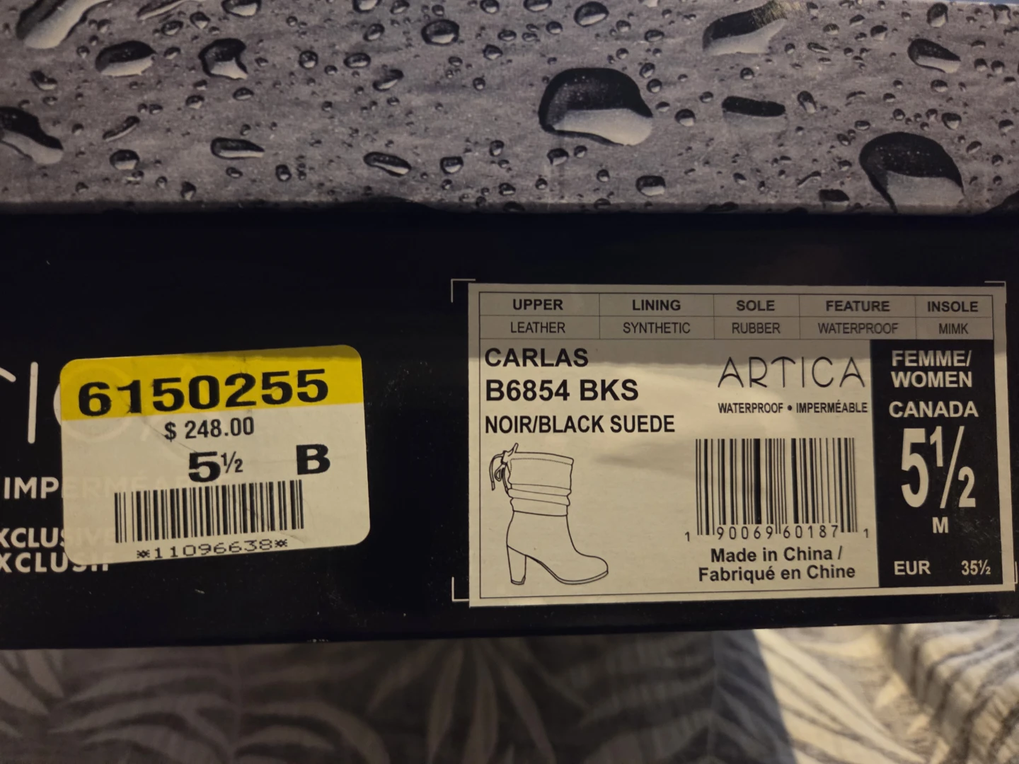 ARTICA Women's Black Suede boots - photo 3