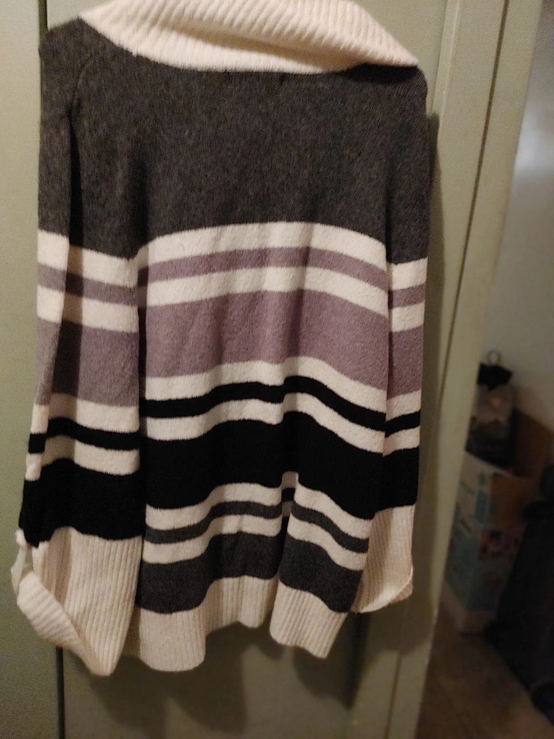 Style & Co Striped Cowl Neck Sweater XL - photo 3