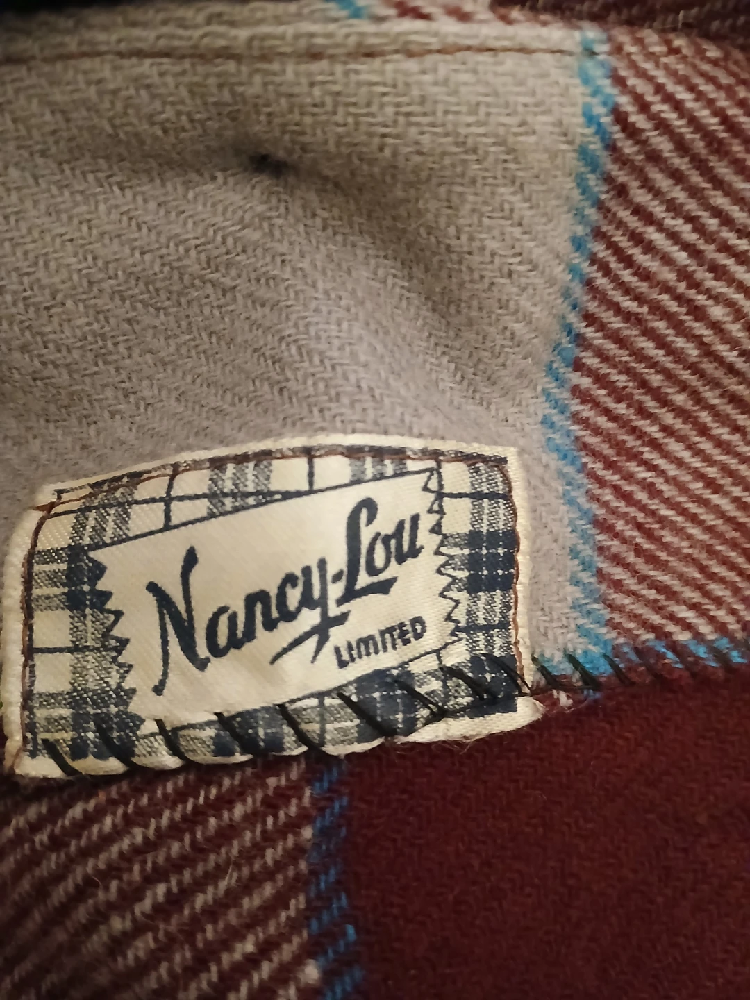 Nancy Lou Limited Plaid Skirt Suit Set. Size small. - photo 3