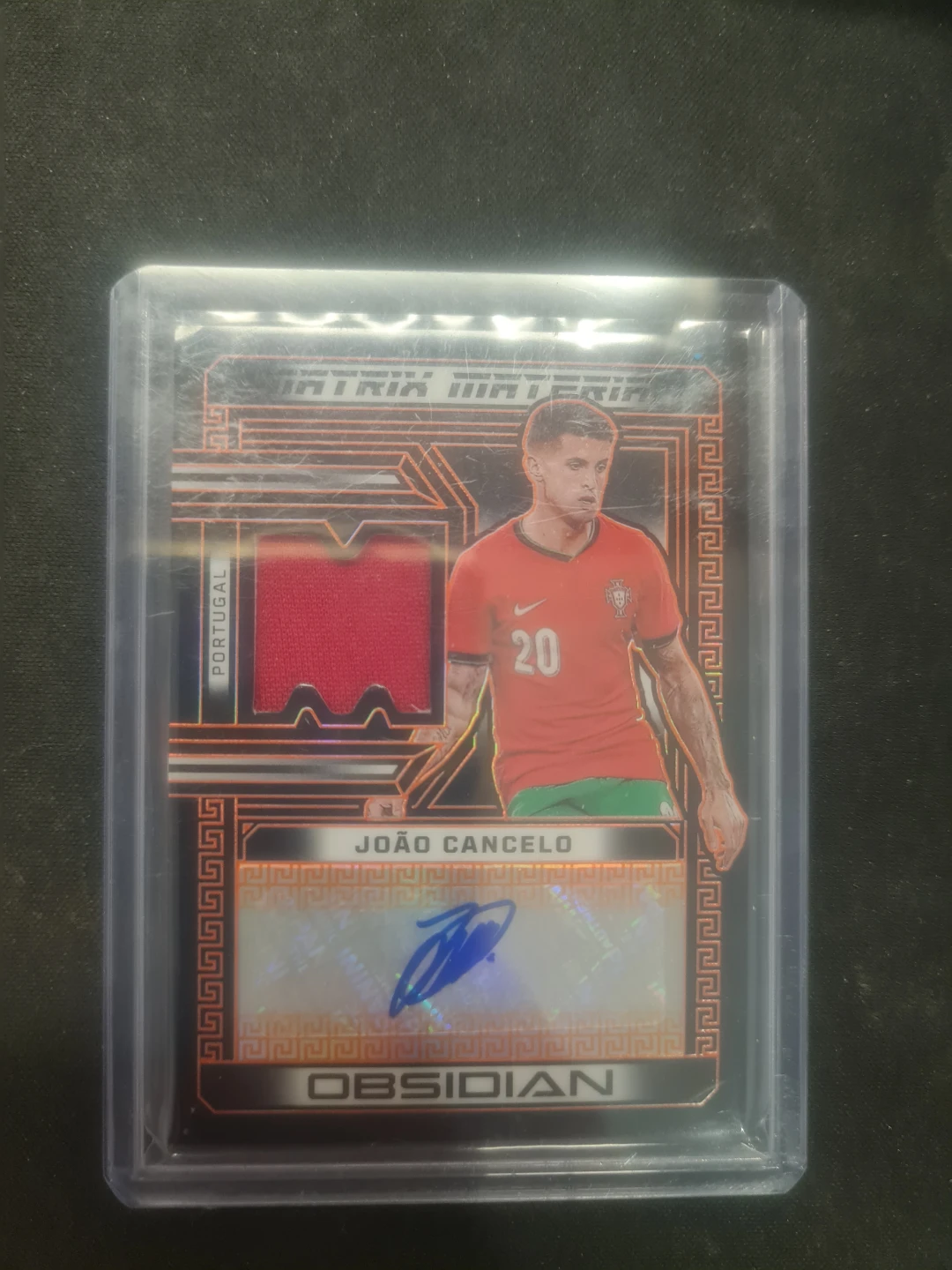 2023 Obsidian João Cancelo Autograph Jersey Card