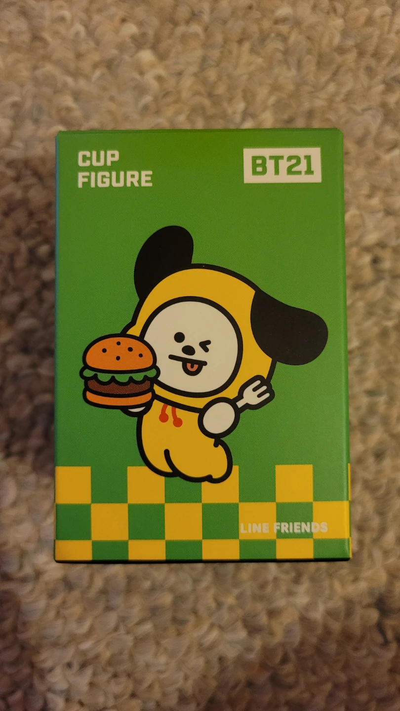 BT21 Chimmy Cup Figure with Burger