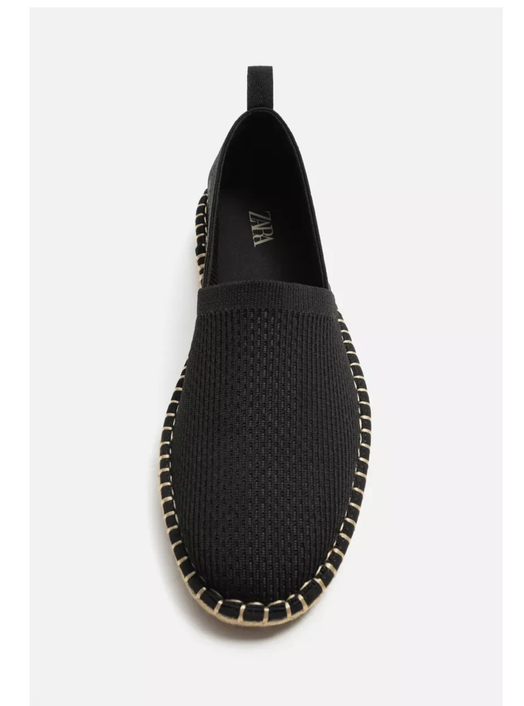 Zara Man Knit Espadrilles Black Size 40 - photo 4