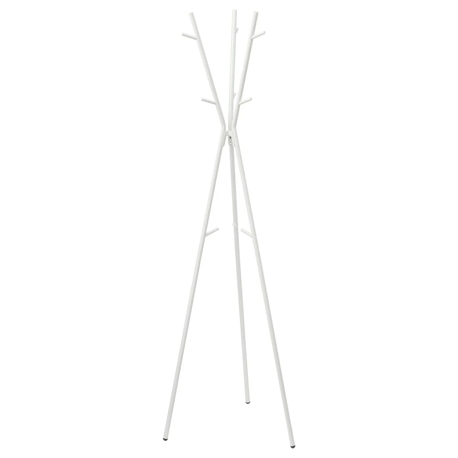 White Coat Rack Stand - IKEA