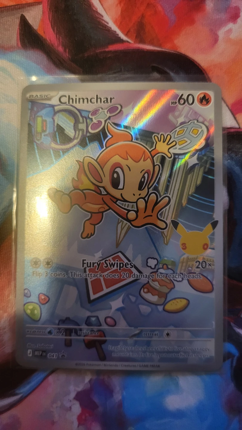 Pokemon Trading Card - Chimchar