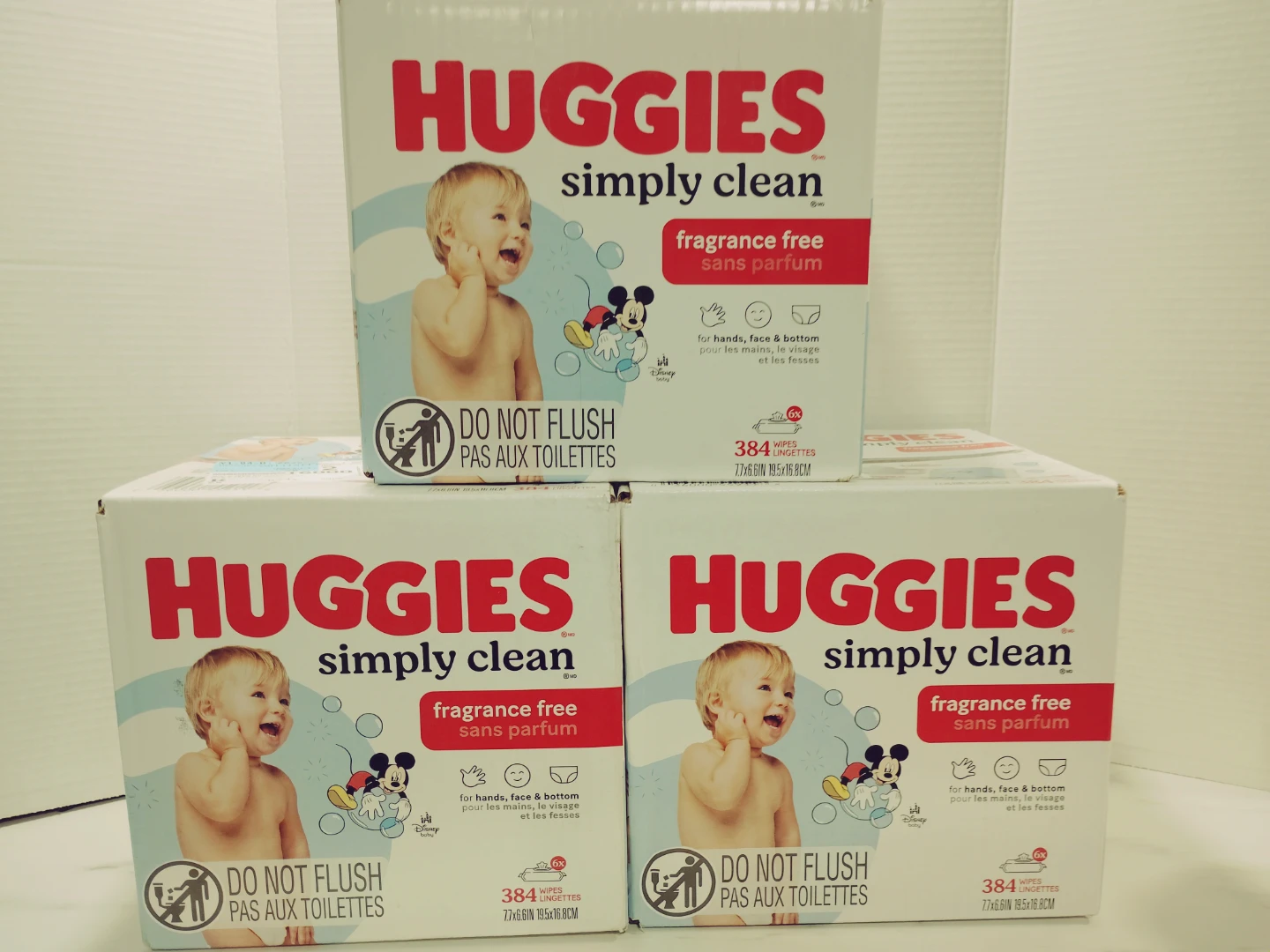 1 box Huggies wipes