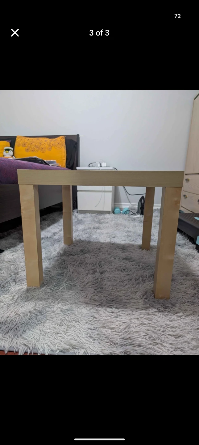Square coffee table - photo 2