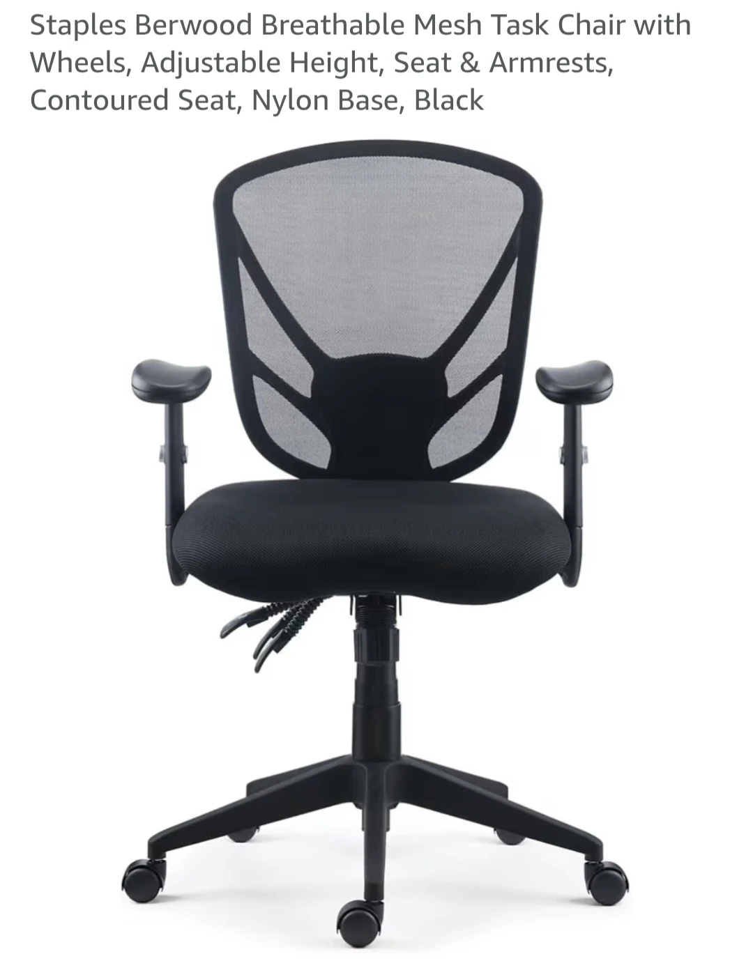 Staples Berwood Breathable Mesh Task Chair