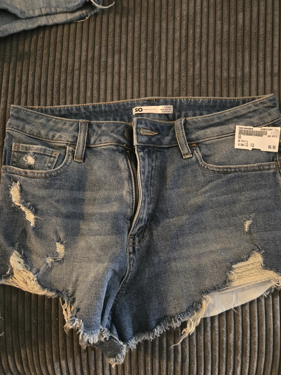 SO. Denim Cutoff Shorts - Size 11/12
