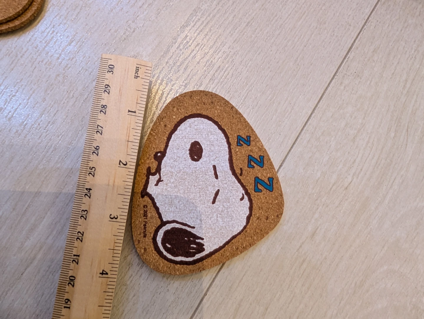 New Peanuts Snoopy Cork Coasters (Set of 3) - photo 4