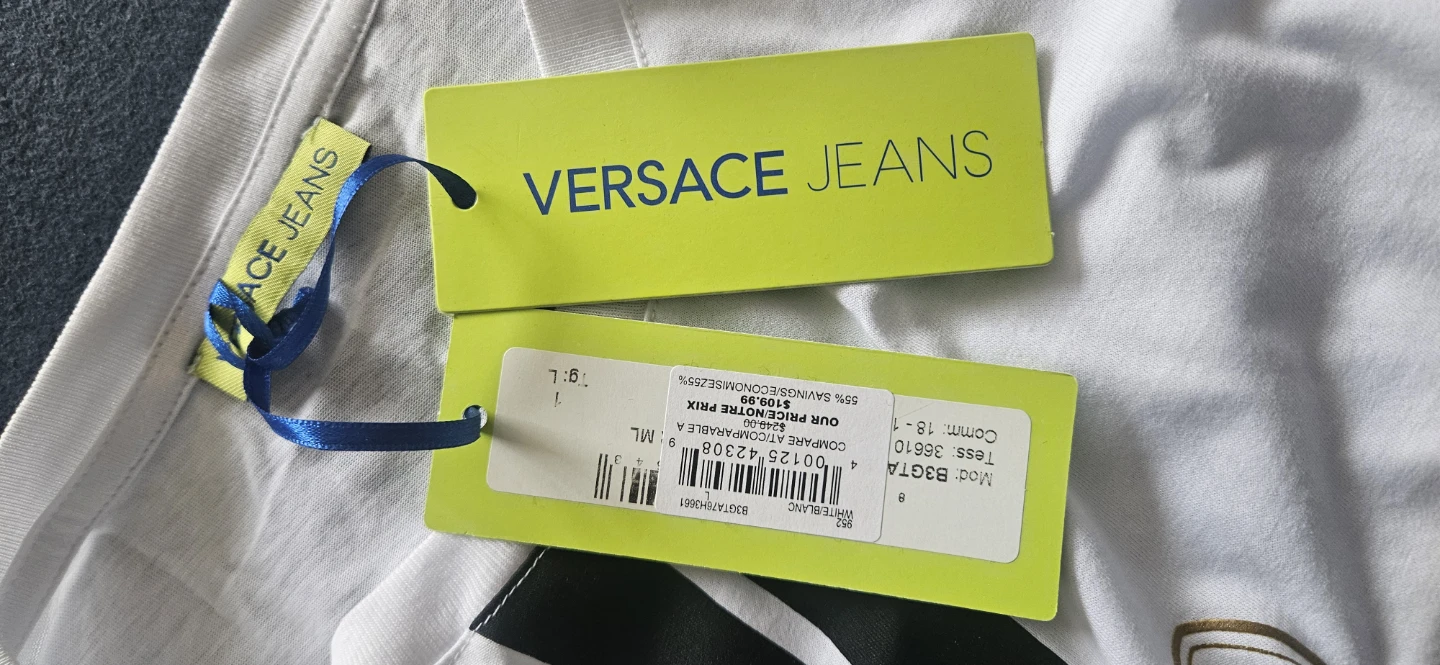 Versace Jeans White Long Sleeve T-Shirt - photo 4