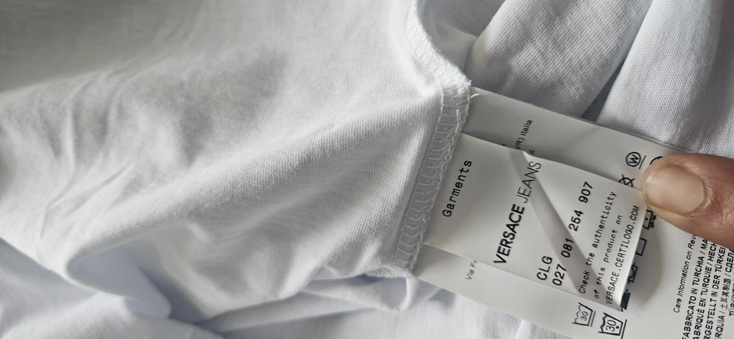 Versace Jeans White Long Sleeve T-Shirt - photo 5