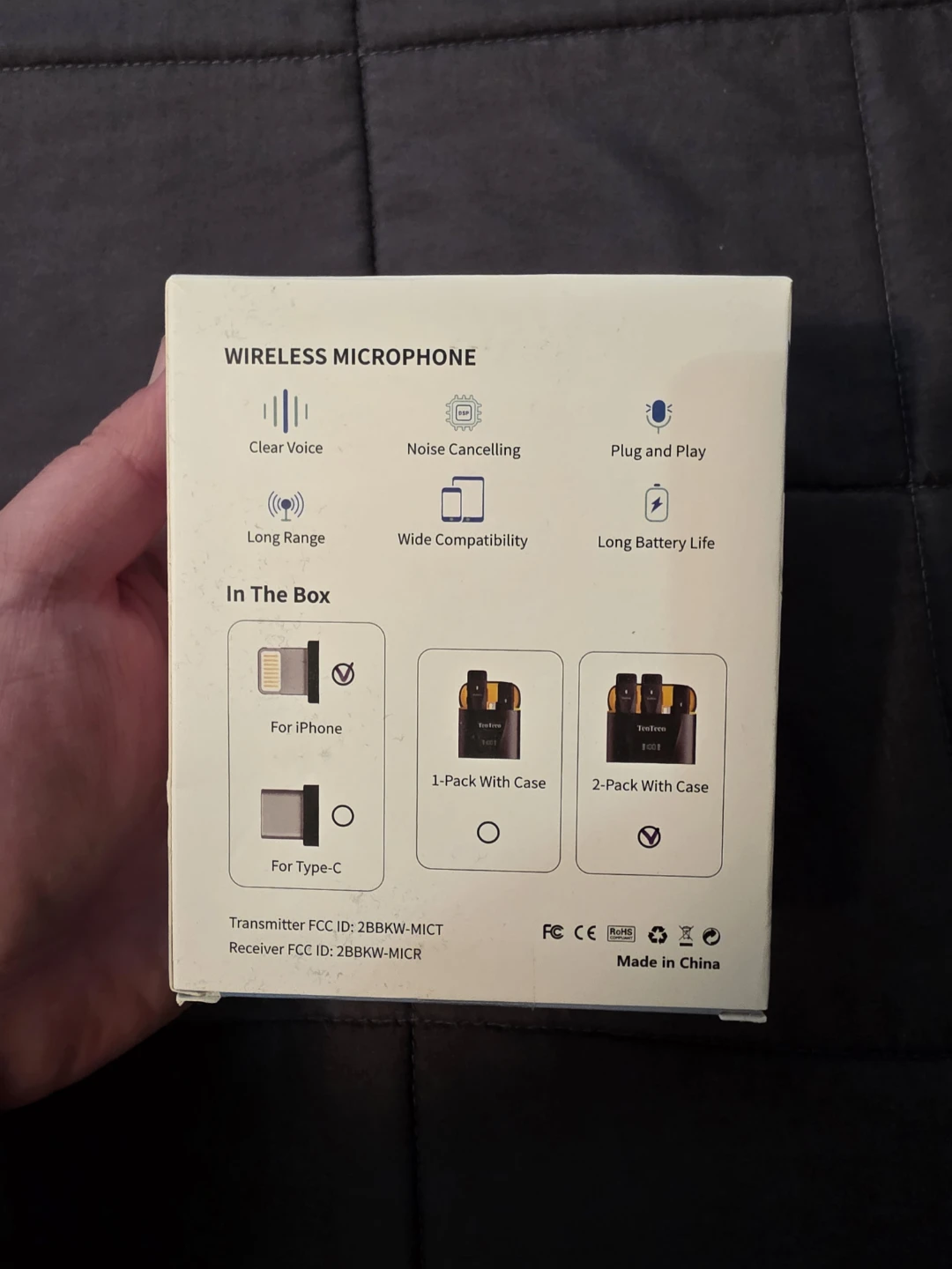 TeeoTeeo Wireless Lavalier Microphone - photo 2