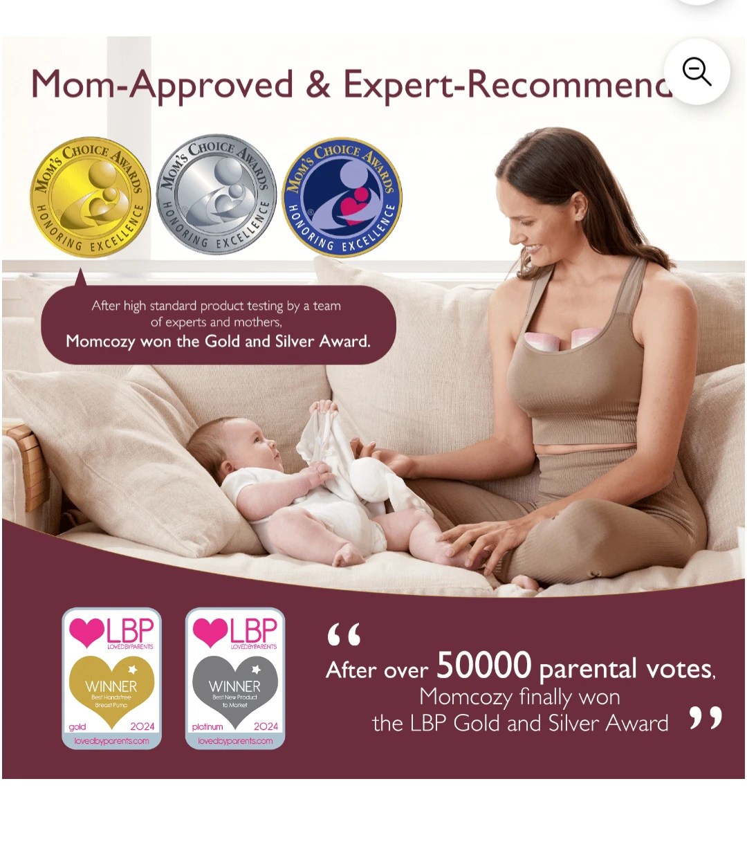 Momcozy S12Pro-V Hands-free Double Breast Pumps - photo 5