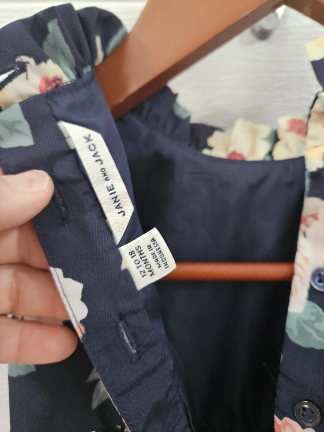 Janie and Jack Floral Dress - 12 Months - photo 3