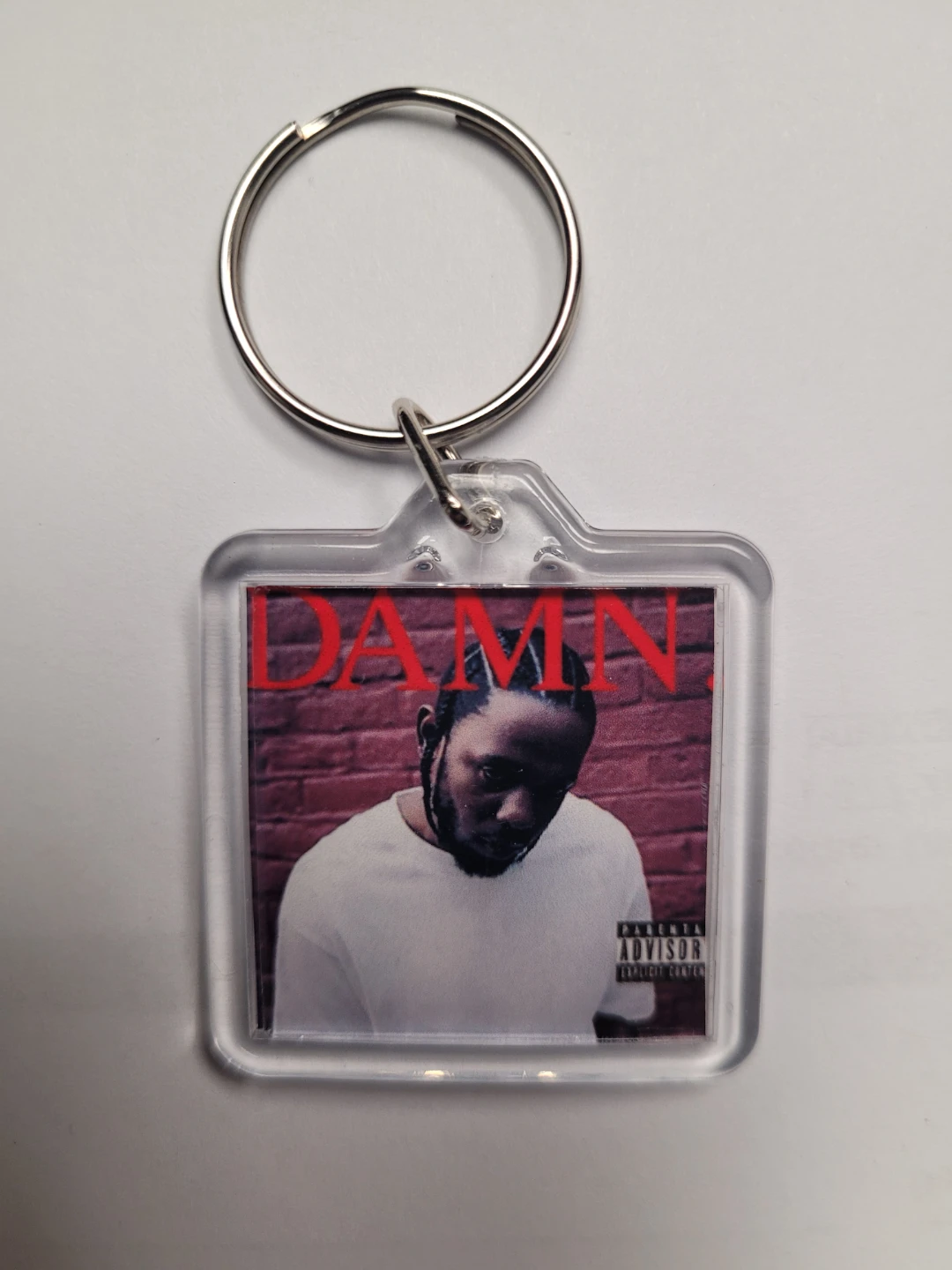 Kendrick Lamar DAMN. Album Cover Keychain