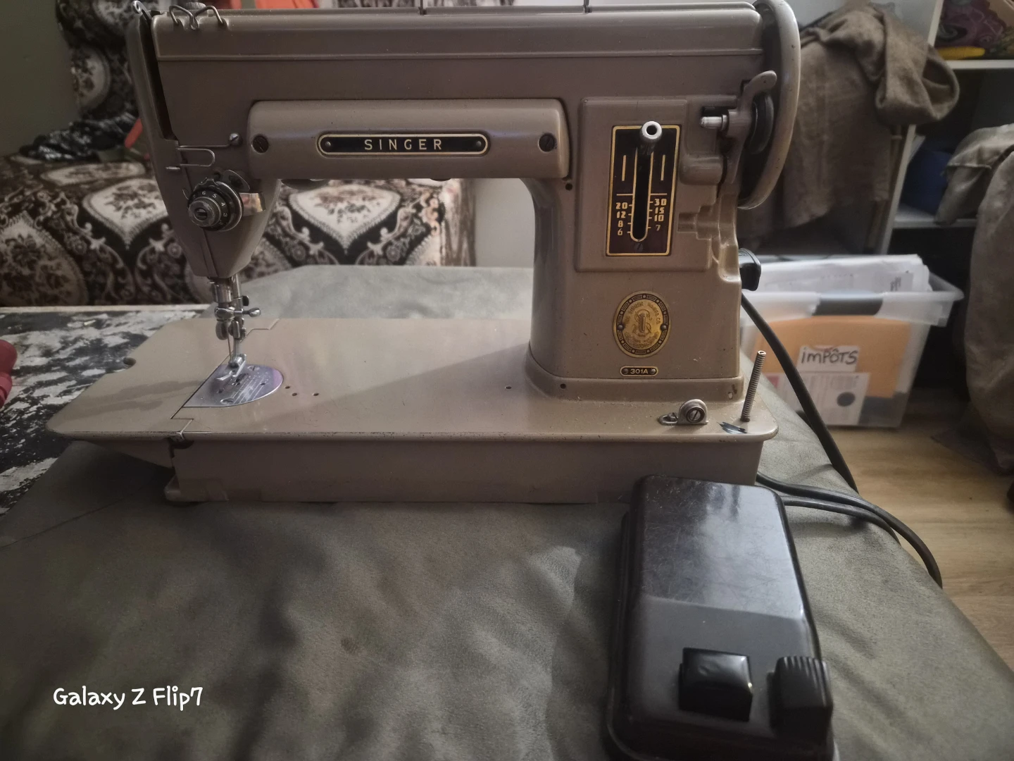 MUST GO, OFFER ACCEPTED Antique 1952 Singer 301A Sewing machine