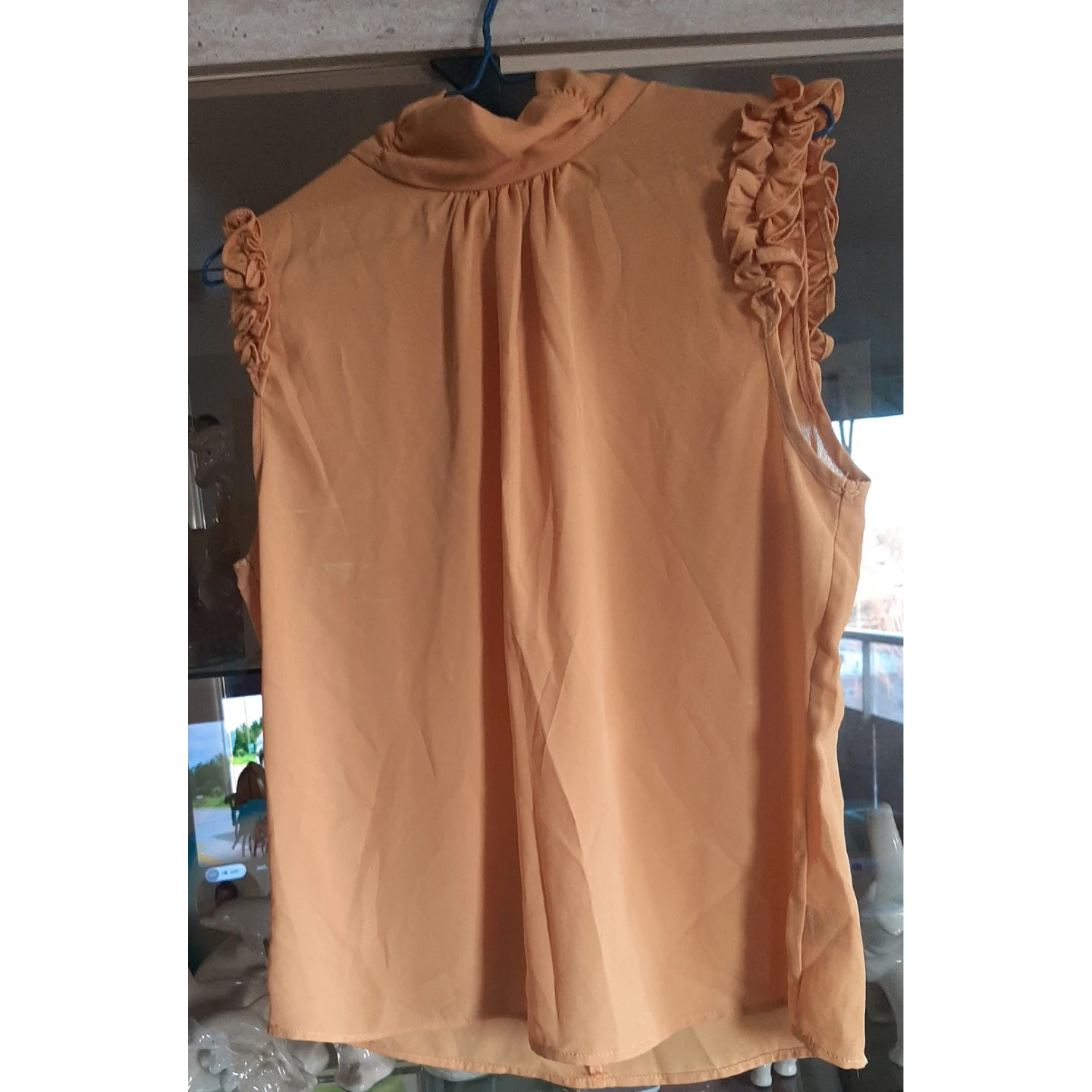 2 pc Set Women's Sleeveless Top and Acid Wash Jeans Set - photo 4