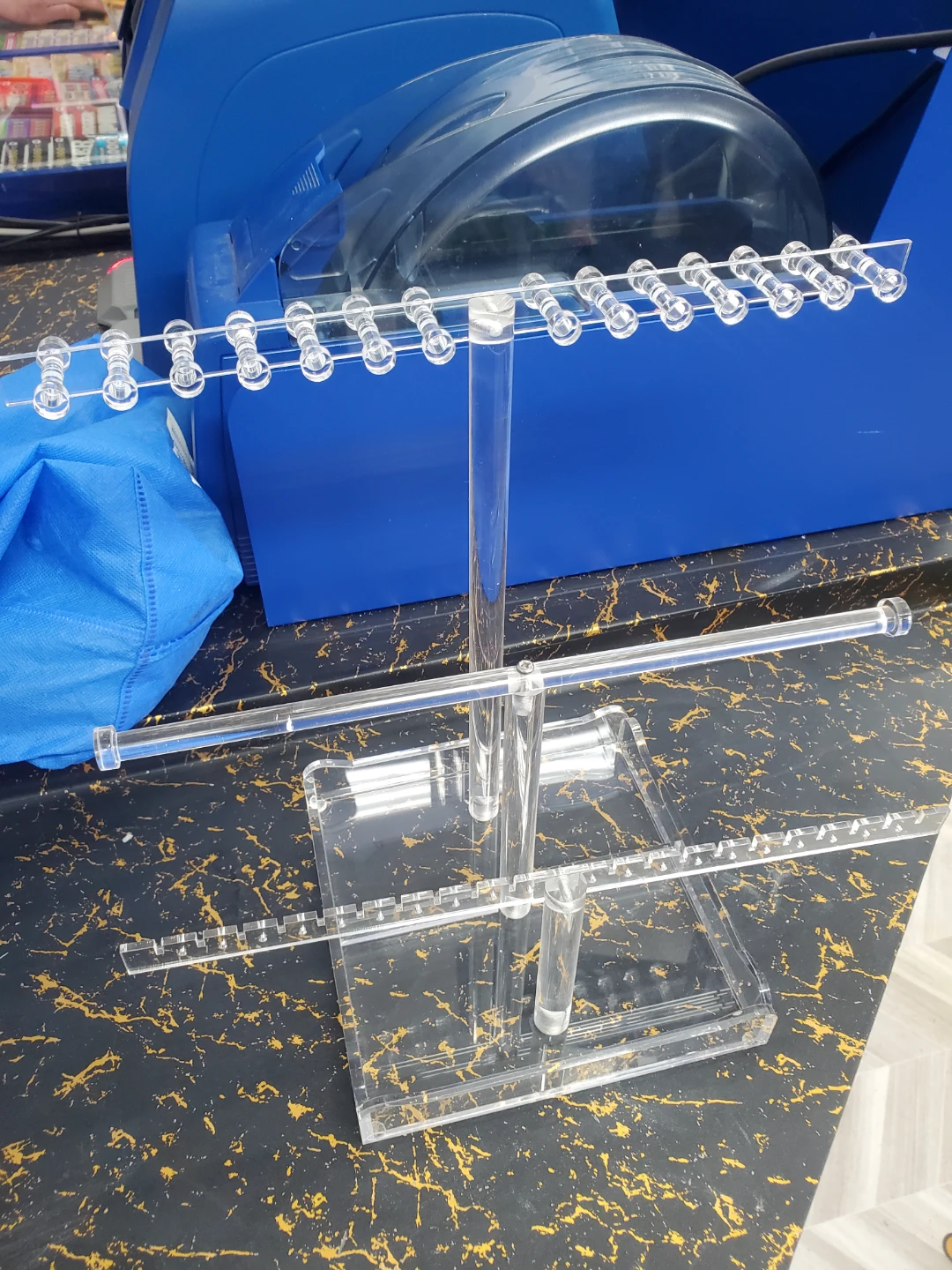 Clear Acrylic Necklace Jewelry Display Stand