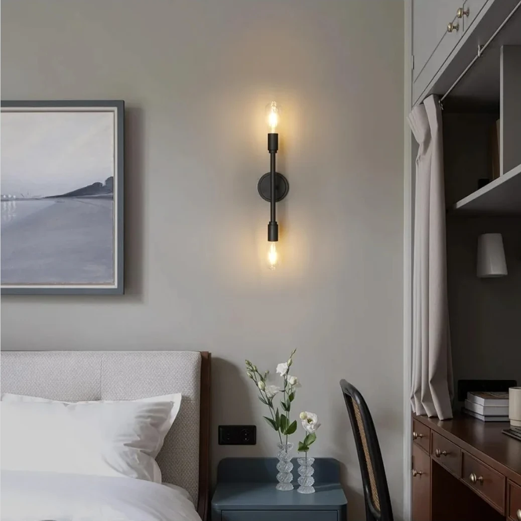2 Light Vanity Sconce Light - Matte Black 🌱 - photo 4