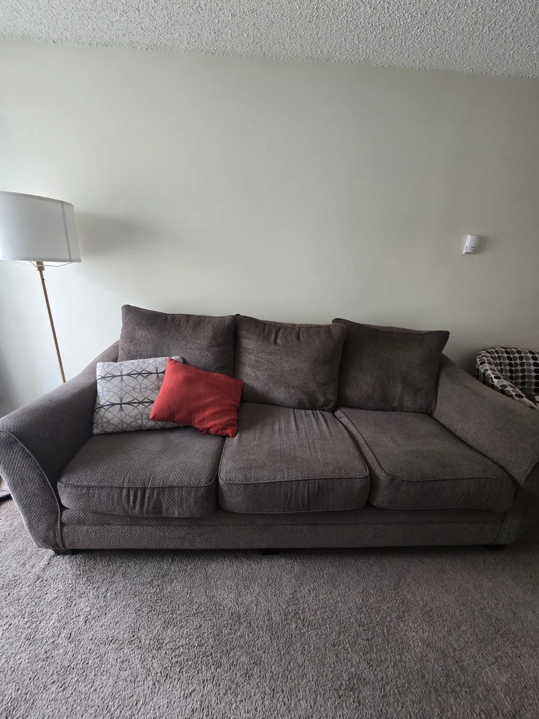 3 seater Brown Sofa