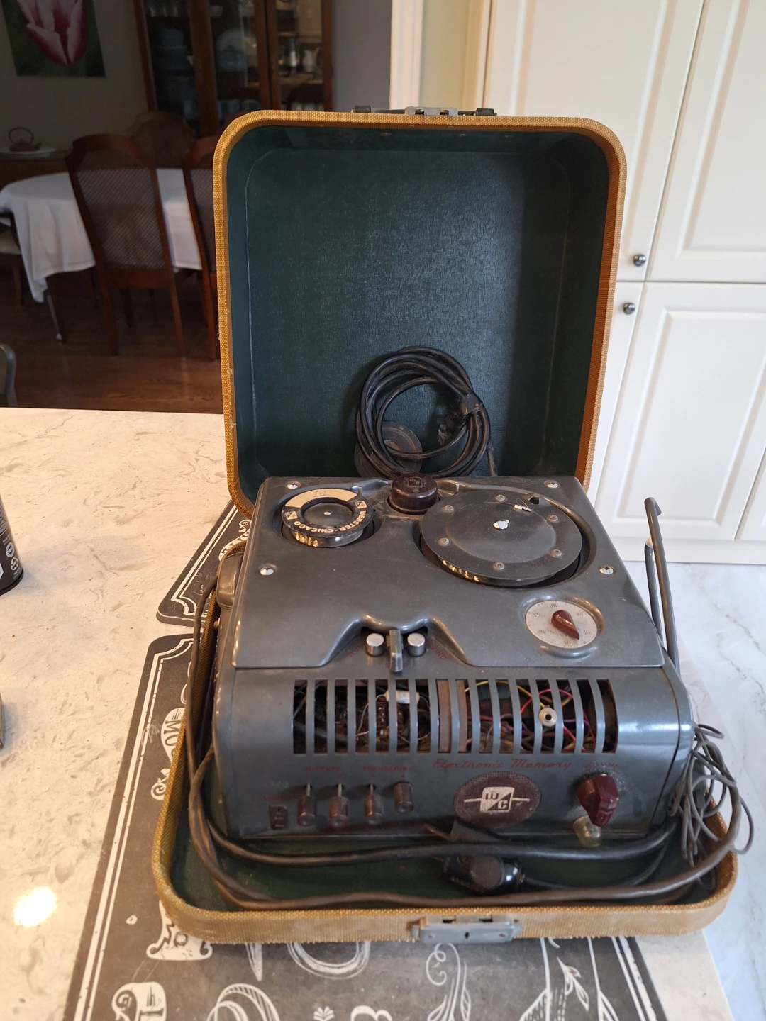Vintage wire recorder
