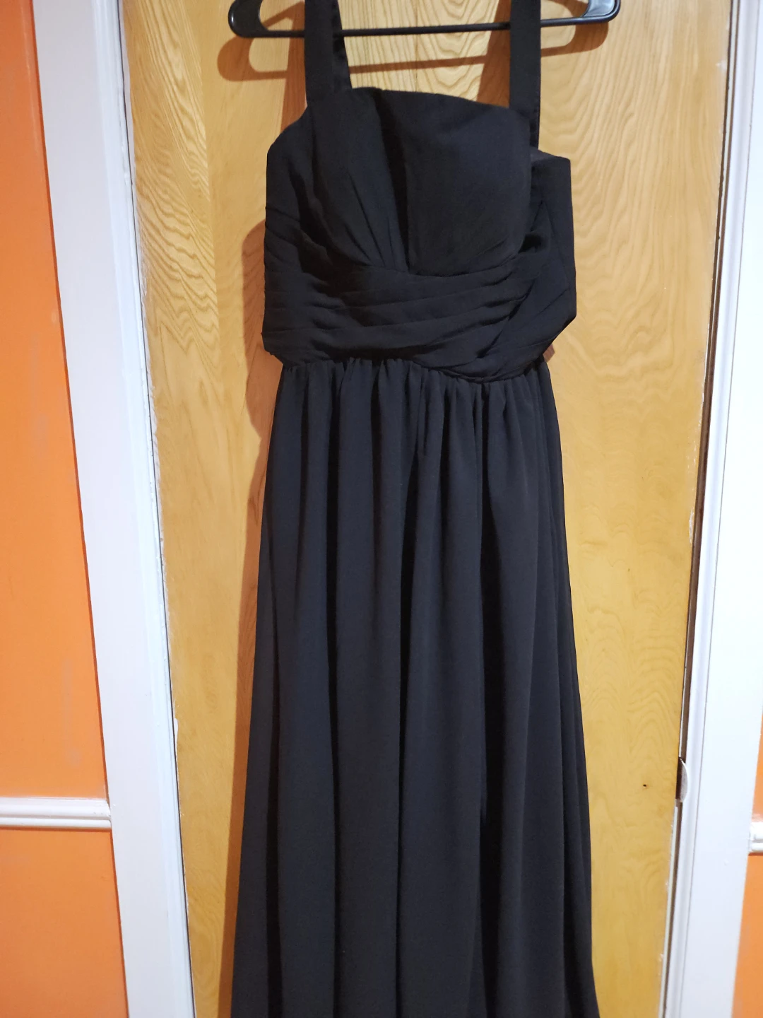 Black Halter Neck Gown Size 6