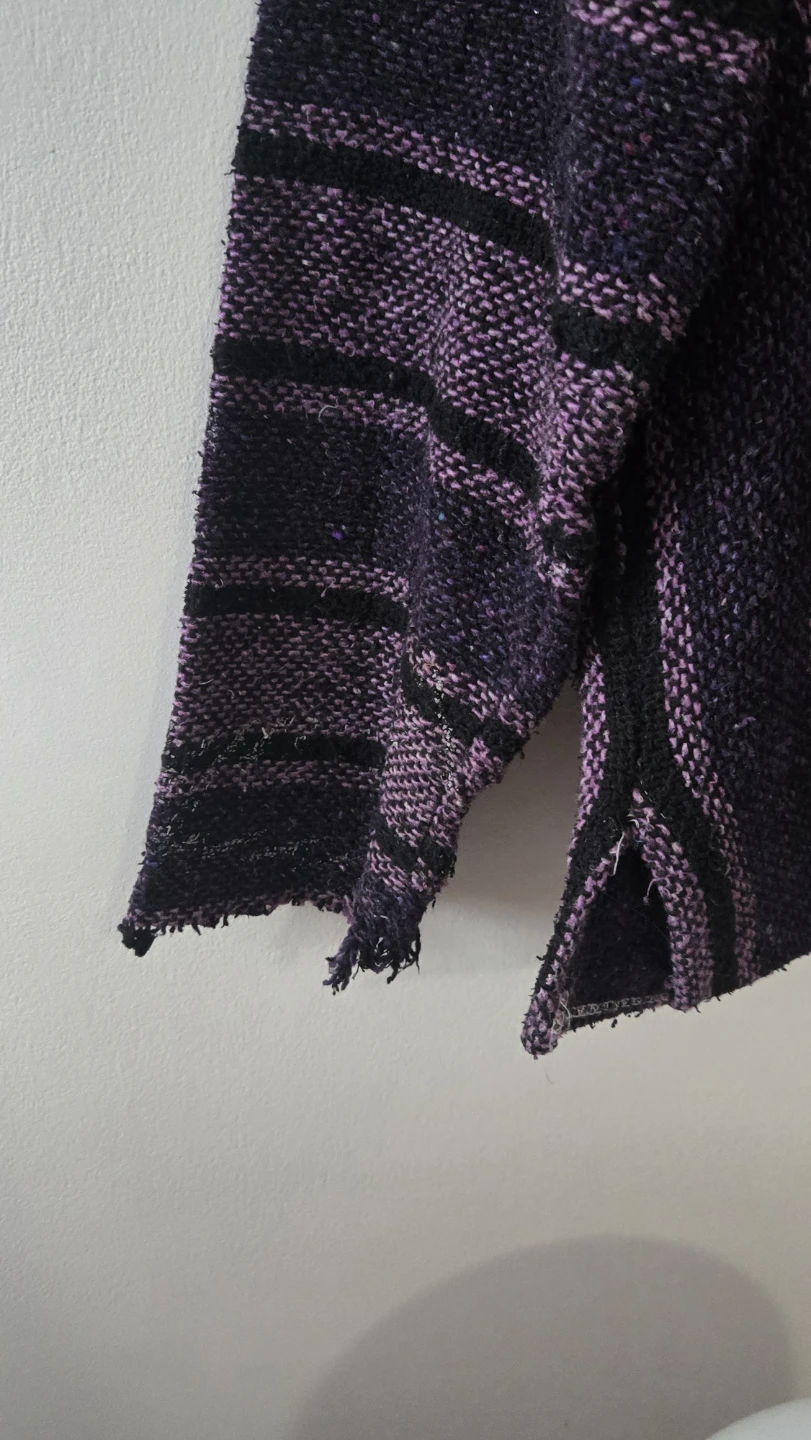 Purple Striped Mexican Hoodie 💜 - photo 3
