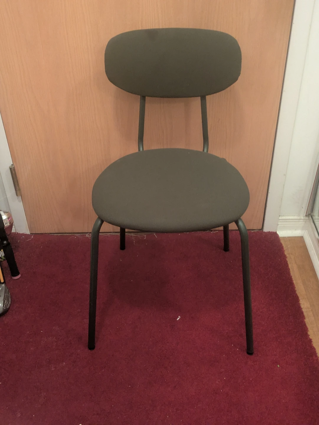 Grey Fabric Dining Chair