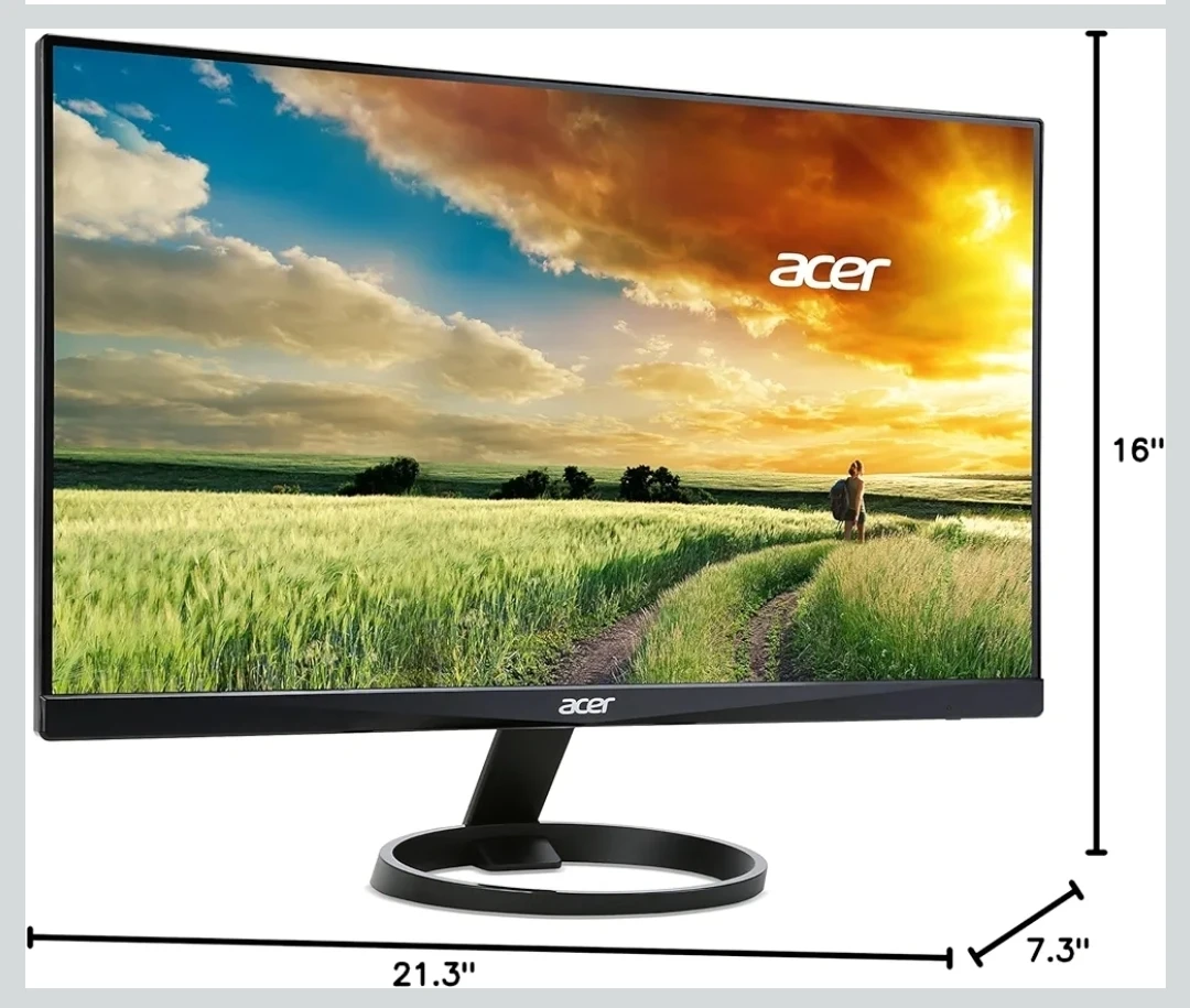 Acer R240HY 23.8 inch Full HD IPS Zero Frame Monitor