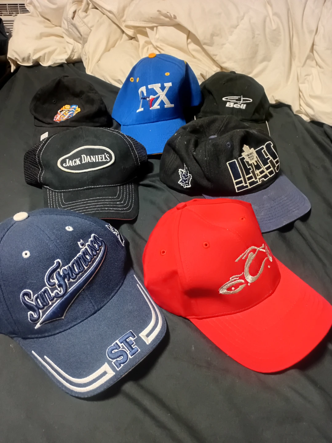 Assorted Baseball Caps - Bell, Jack Daniel's, San Francisco