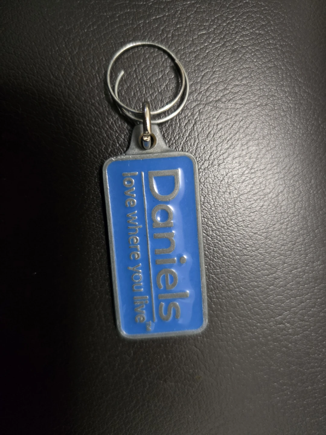 Daniels Keychain - "love where you live"