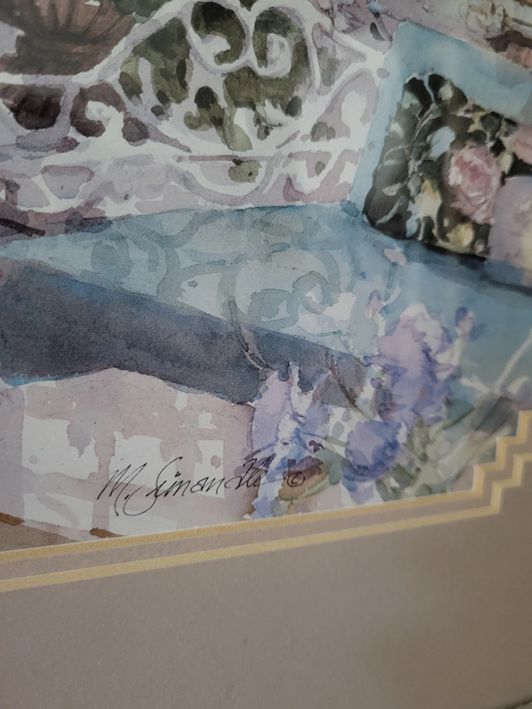 Framed Floral Wall Art – Vintage Style Home Decor - photo 3