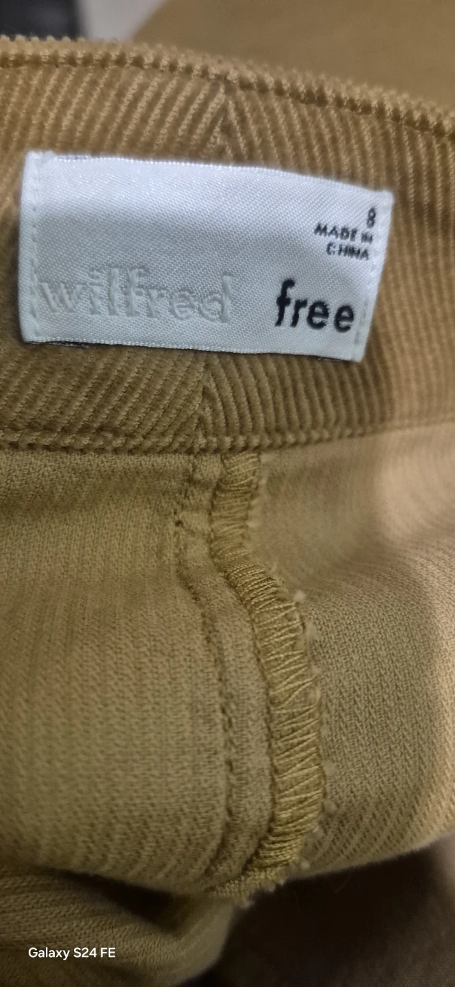 Wilfred Free Corduroy Mini Skirt Size 8 - photo 2