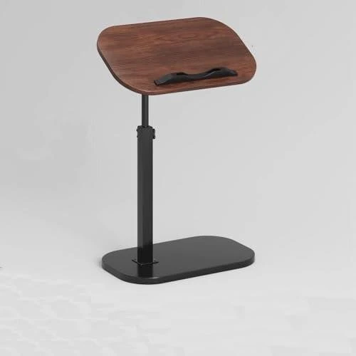 Adjustable Laptop Stand with Wooden Top