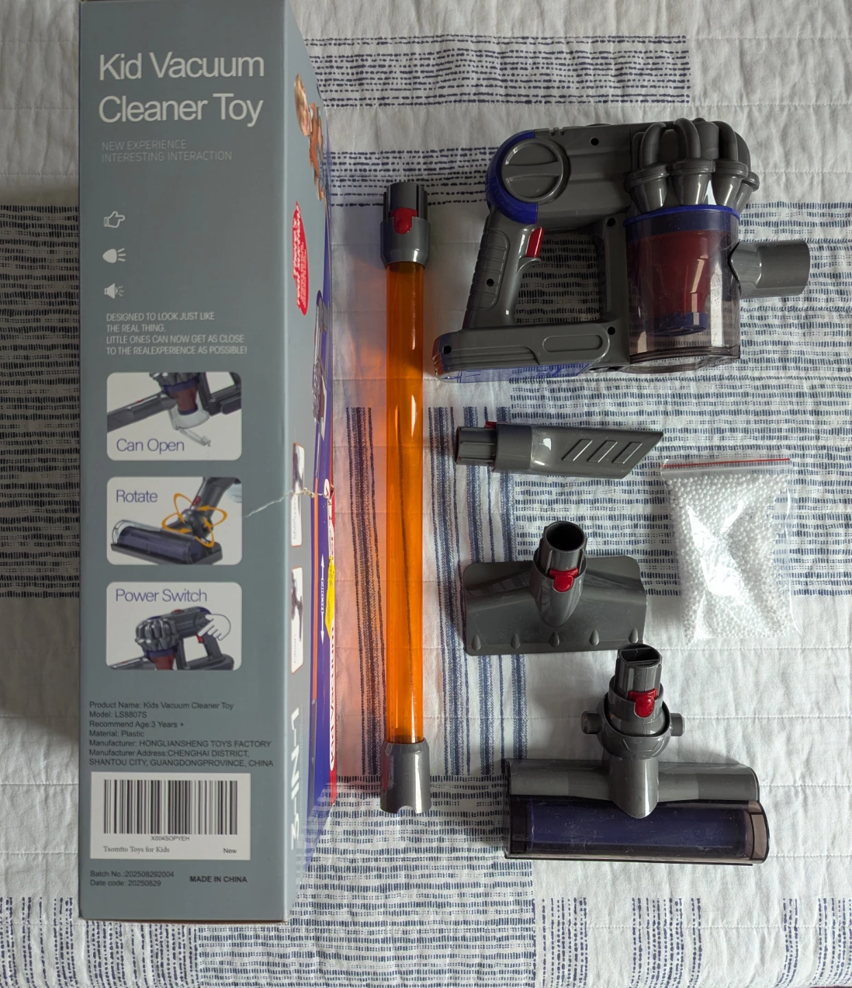 Kid Vacuum Cleaner Toy - 3-in-1 - photo 2
