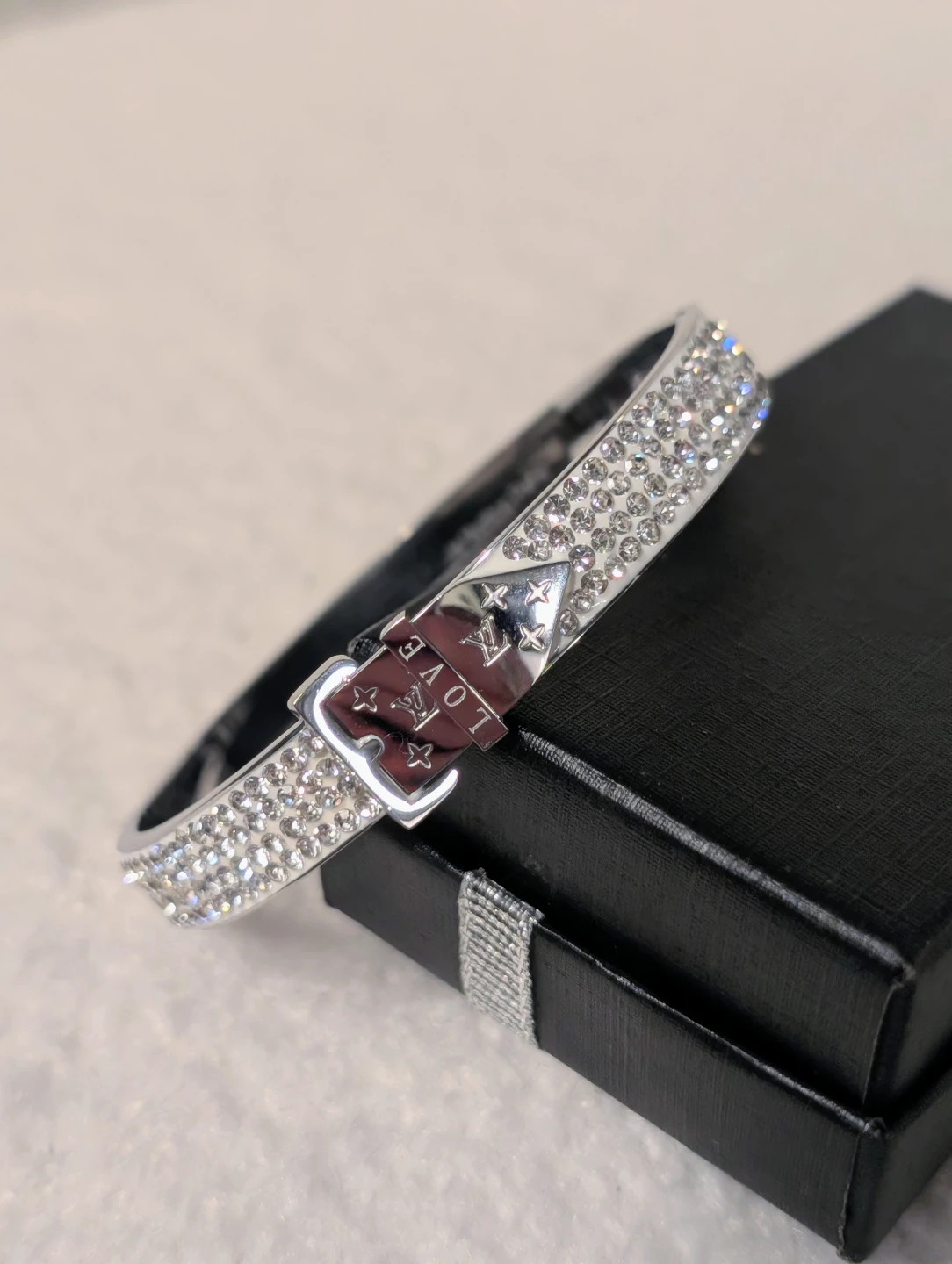 Sparkling Charm Bracelet with LOVE accents