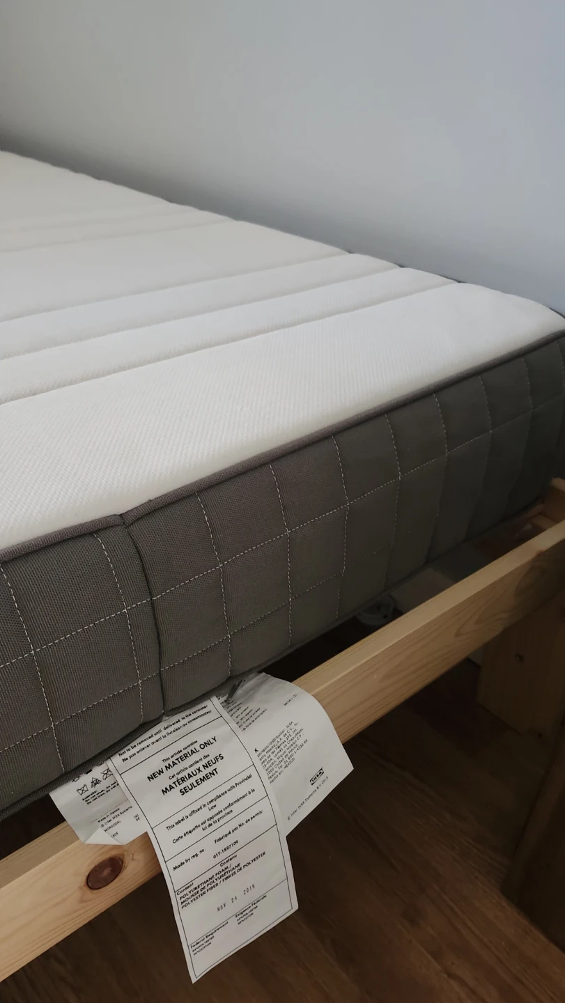 IKEA LURÖY Slatted Bed Base includes almost new mattress - photo 3
