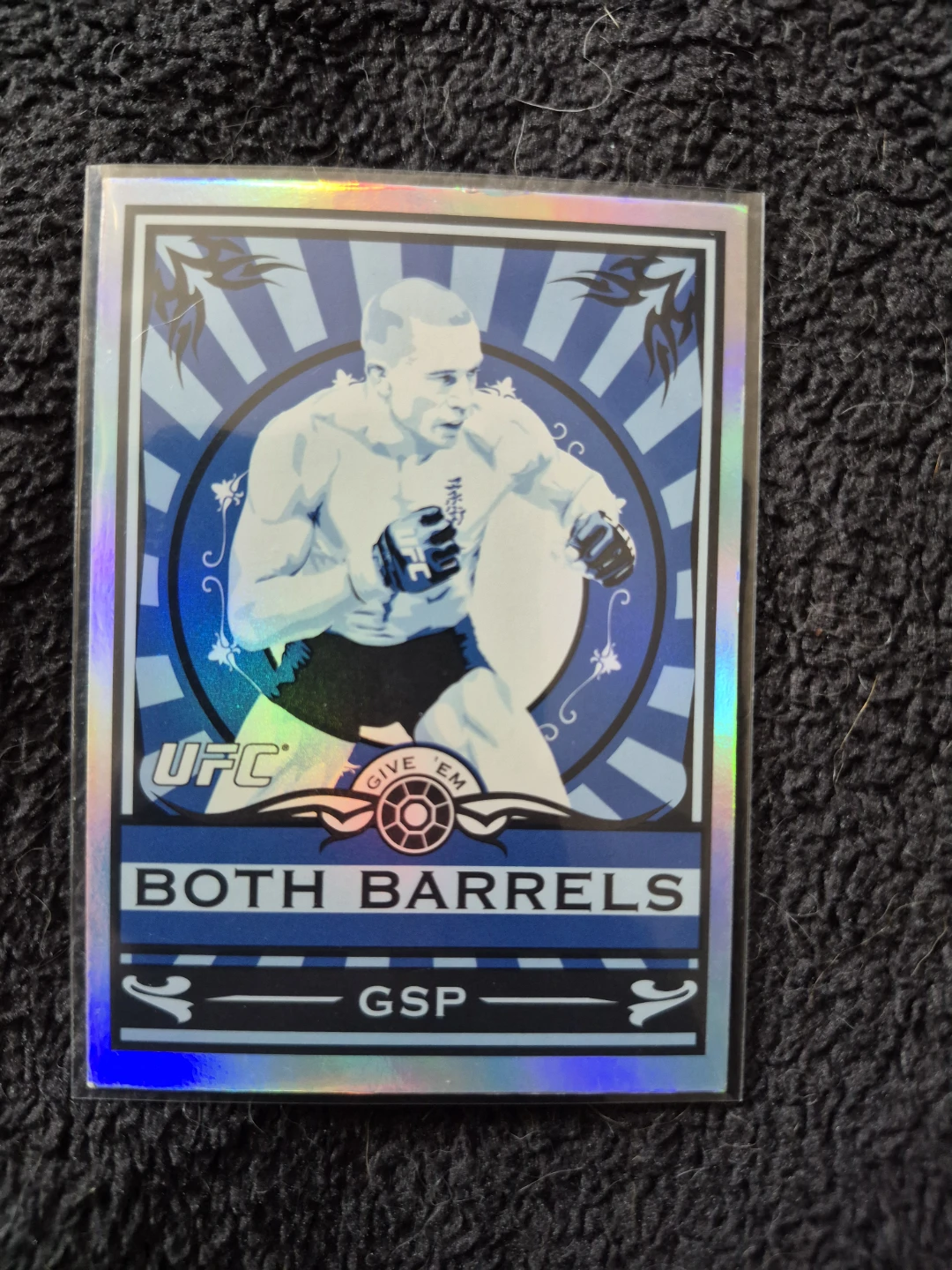 UFC Georges St-Pierre "Both Barrels" MP9 Trading Card