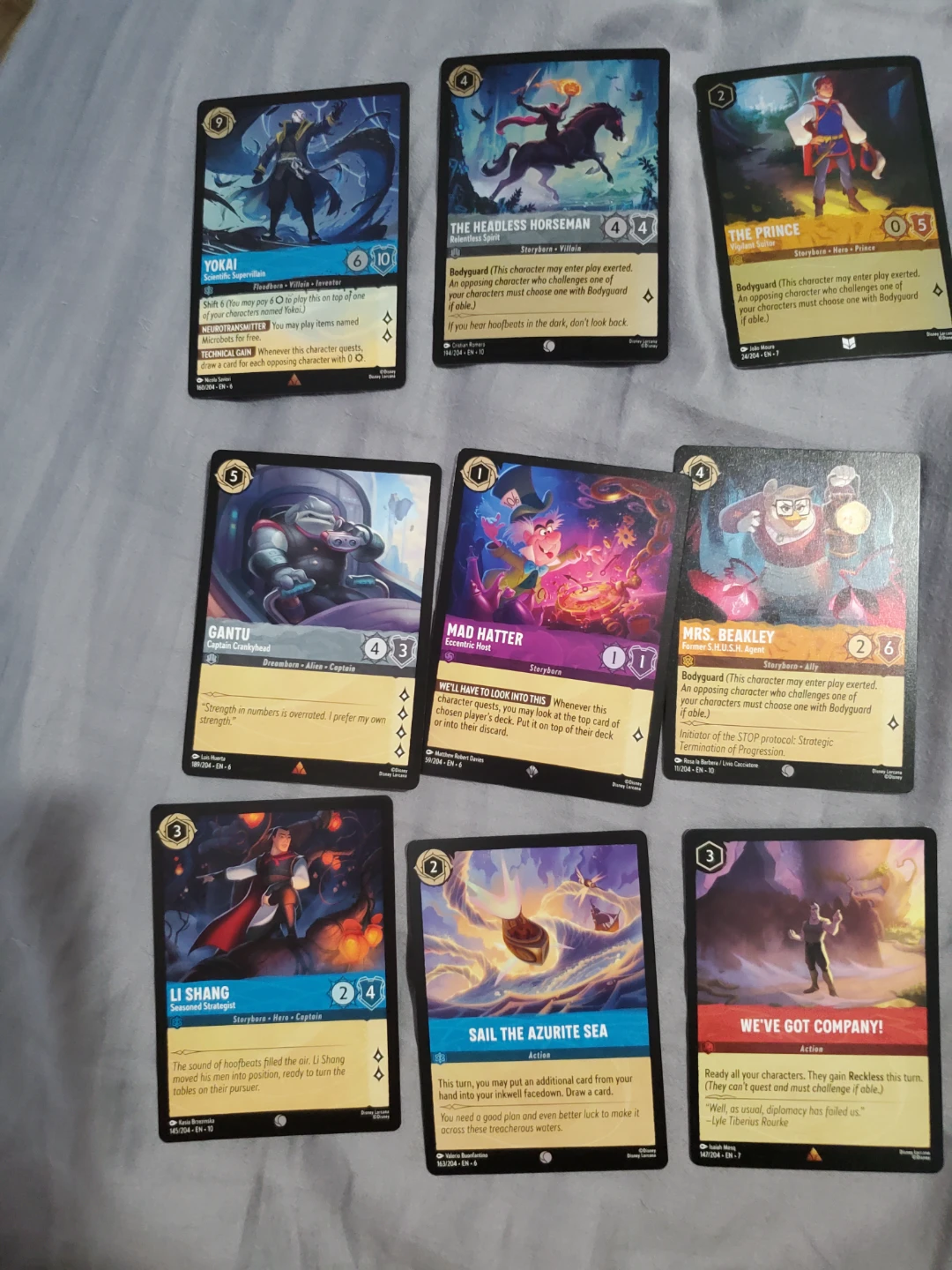 Disney Villains Set of Disney Lorcana TCG Cards - photo 3