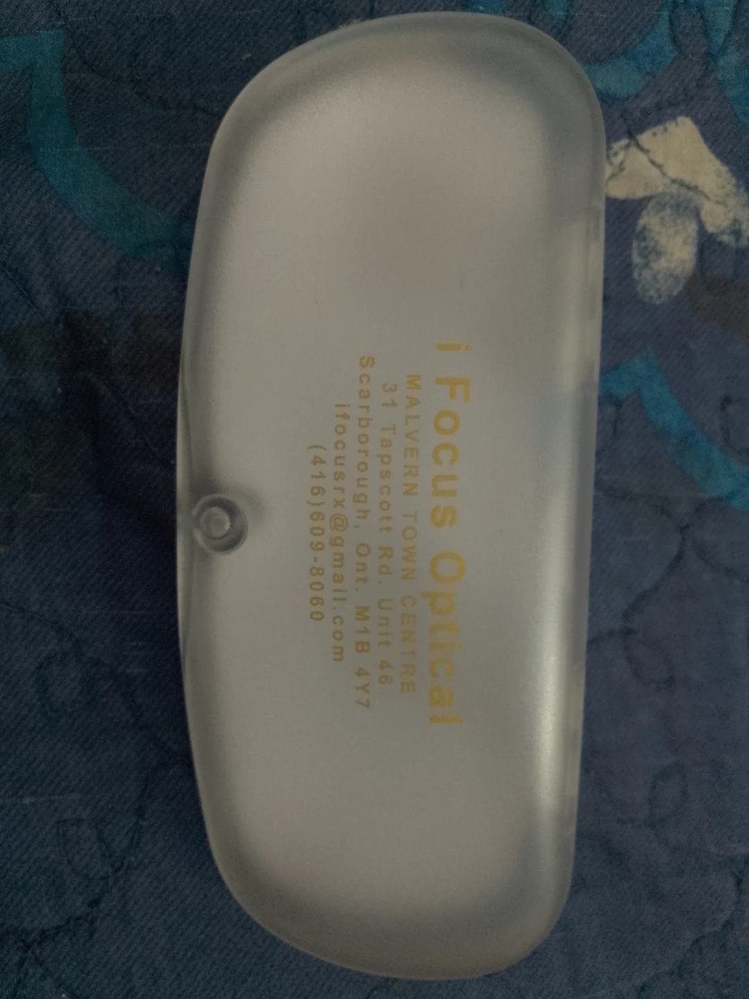 Focus Optical Transparent Eye-glasses Case 🌱