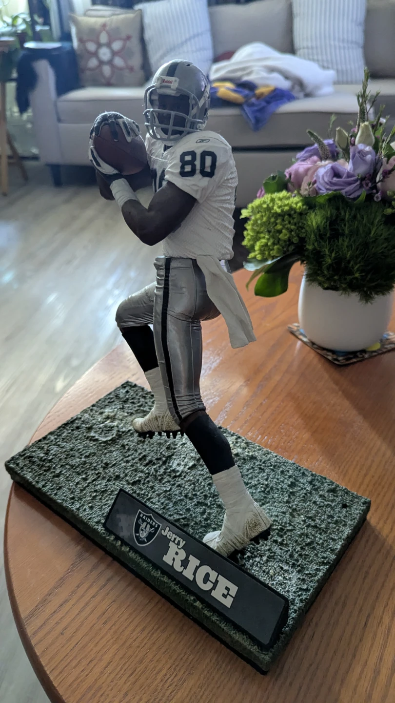 Jerry Rice 80 Las Vegas Raiders Figurine - photo 2