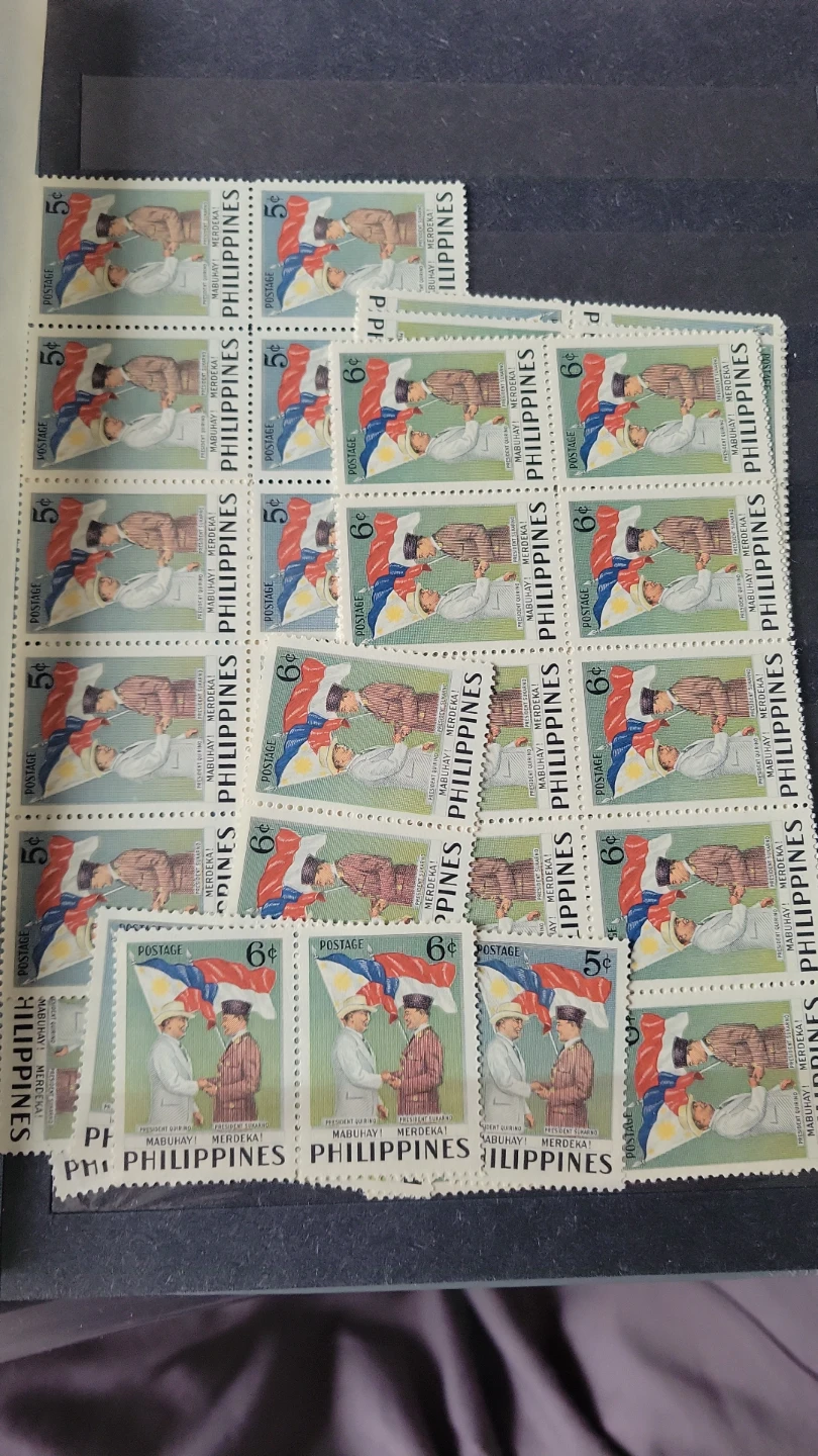 Philippines Postage Stamps (5¢ & 6¢)