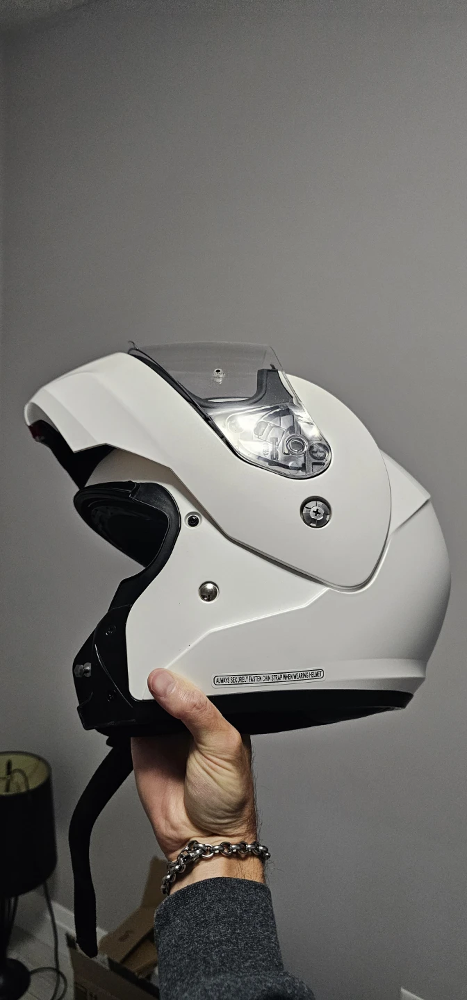 HJC CL-MAX 4 Motorcycle Helmet - White - photo 4