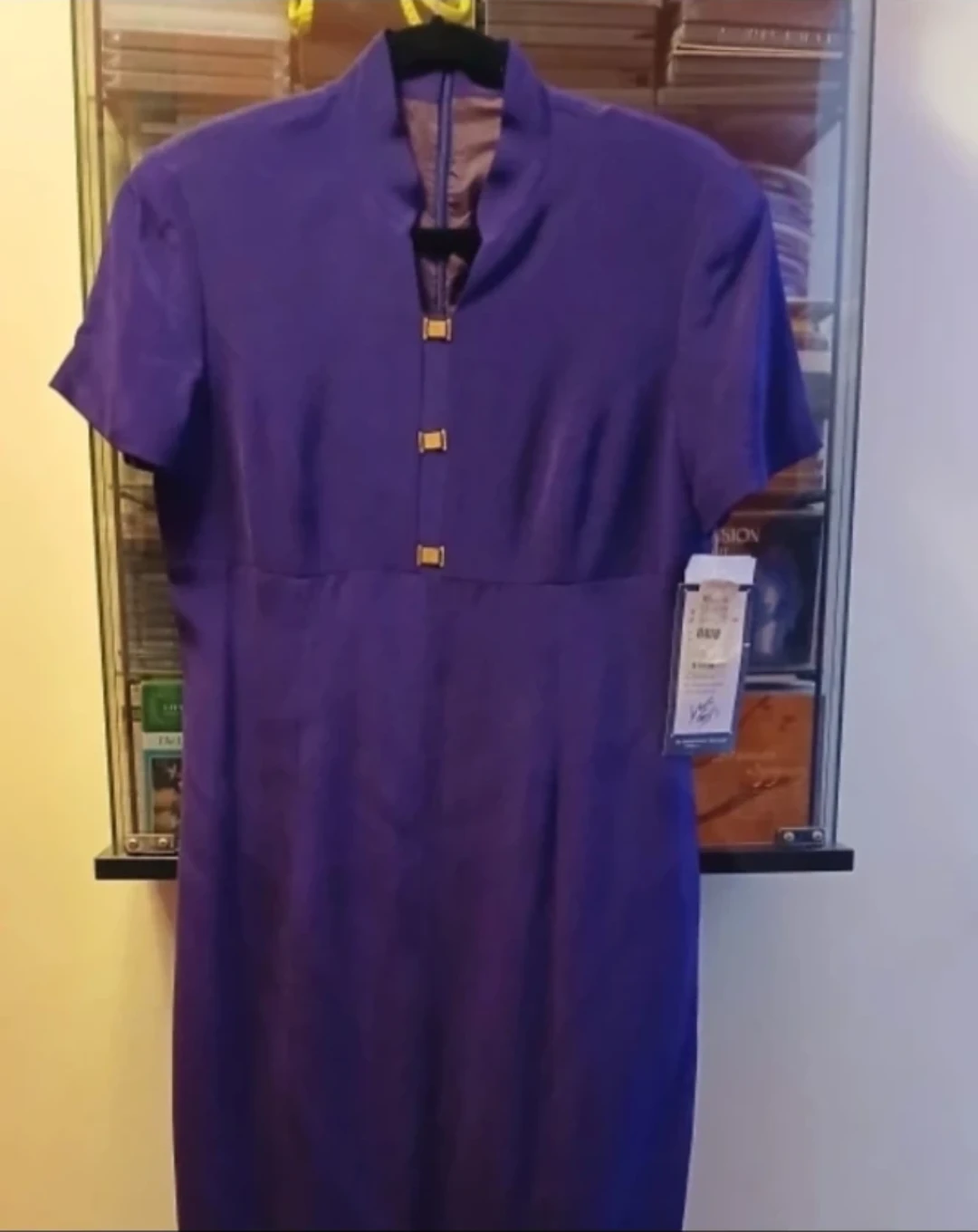 NWT! VINTAGE SPENCER JEREMY SILK MAXI MANDARIN STYLE🌱