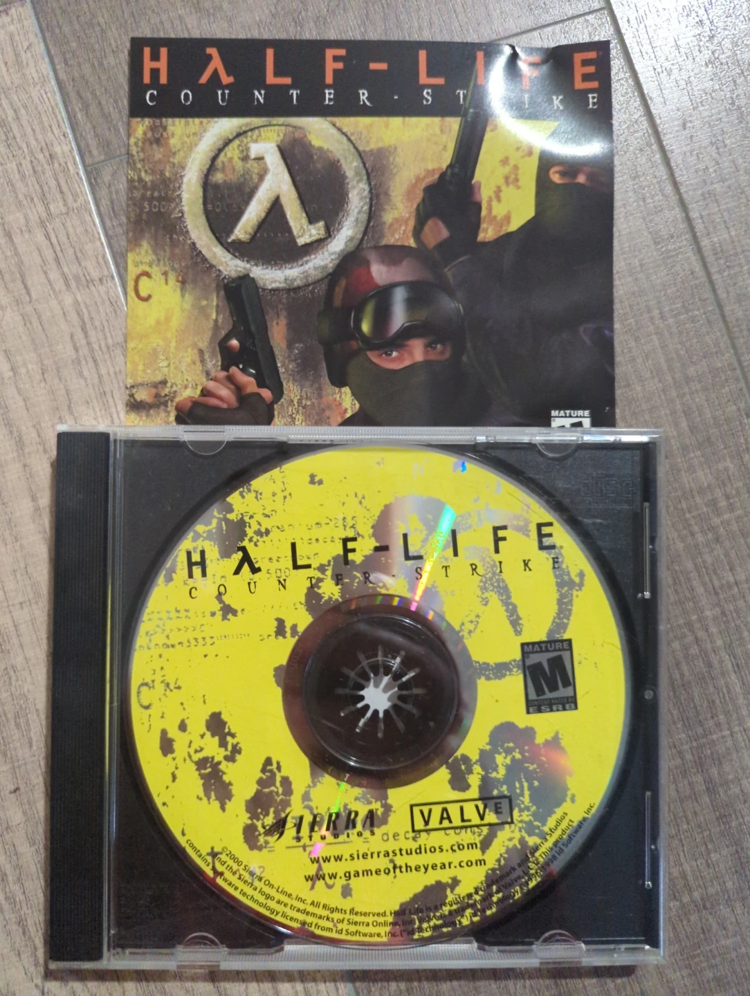 Half-Life Counter-Strike PC Game CD