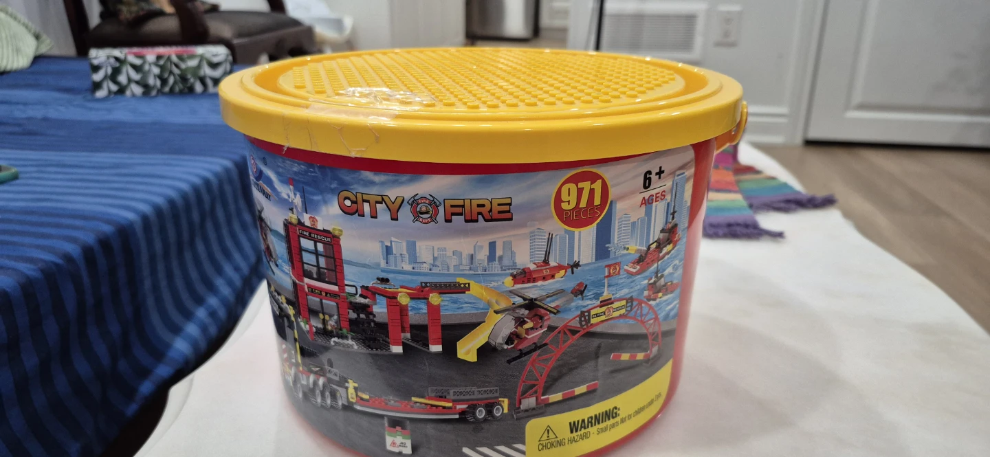 City Fire Building Blocks Set - 971 Pieces - photo 2