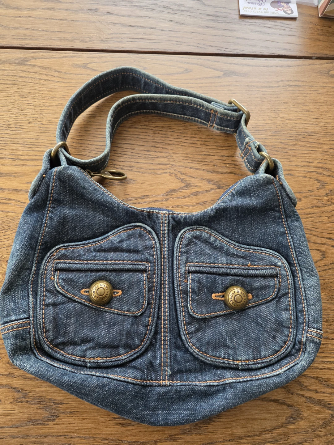 Blue Denim Shoulder Bag from Gap