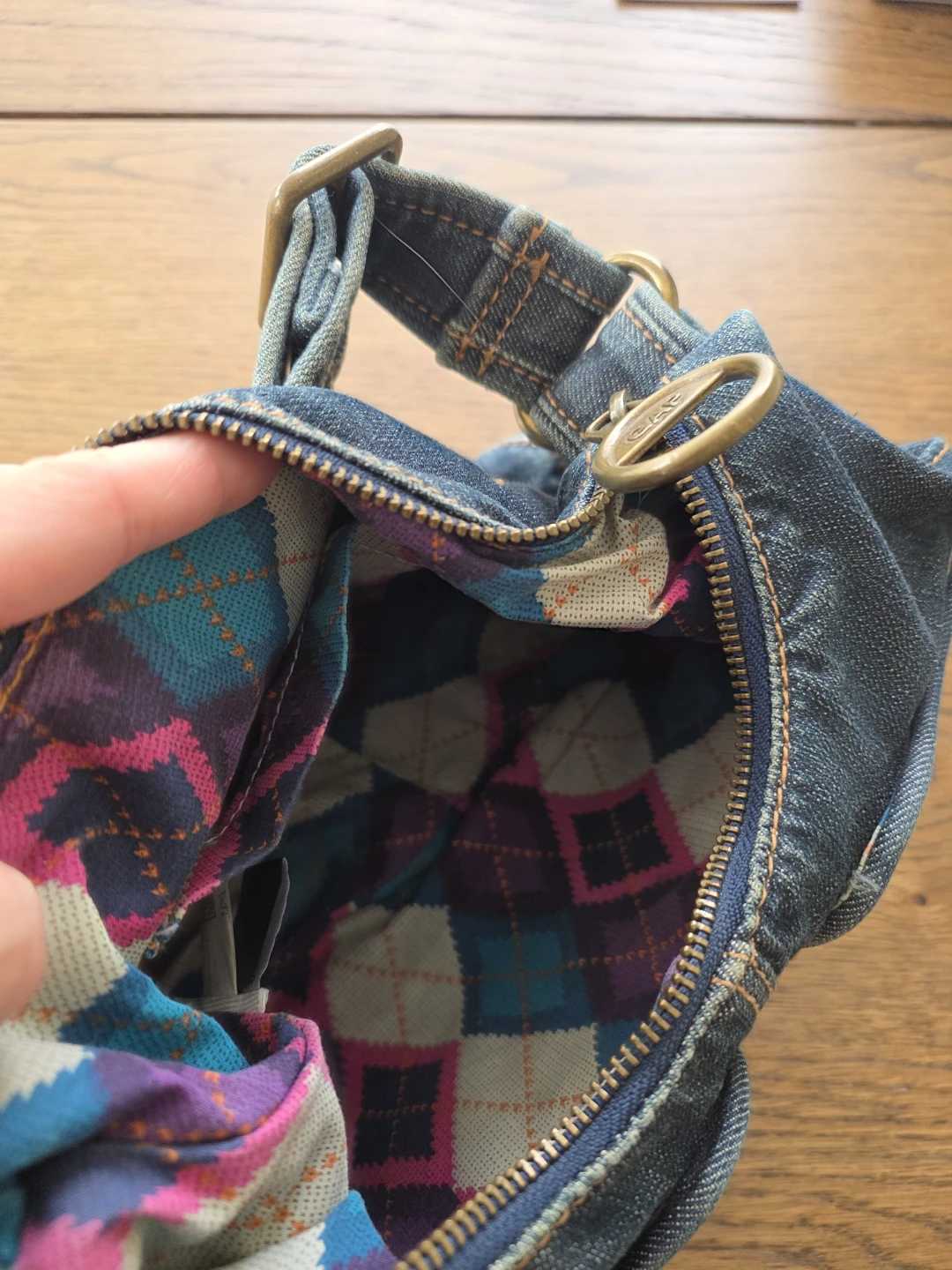 Blue Denim Shoulder Bag from Gap - photo 3